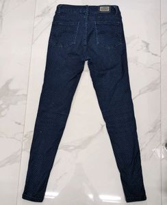 Classic Polka Dot Skinny Jeans