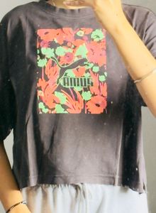 Puma Floral Logo T-Shirt