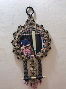 Boho Macrame Wall Mirror