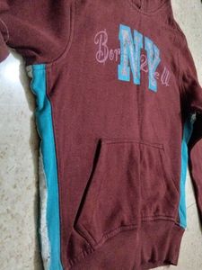Maroon "Born NY" Hoodie