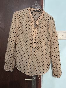 Chic Polka Dot Top