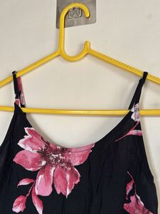 Black Floral Maxi Dress