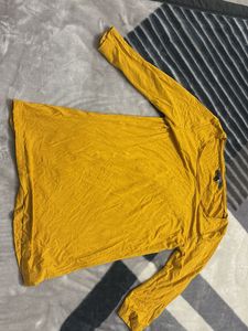Mustard Yellow Long Sleeve T-Shirt