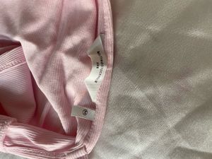 Pink Twisted Cutout Crop Top