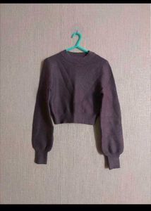 Cropped Long Sleeve Top