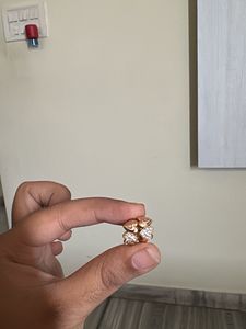 Sparkling Clover Stud Earrings