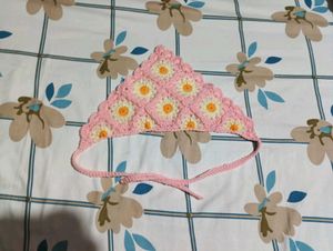 Crocheted Daisy Bandana