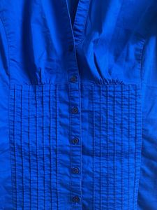 Classic Blue Button-Up Shirt