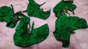 Divine Hindu Deity Idols with Shimmering Attire