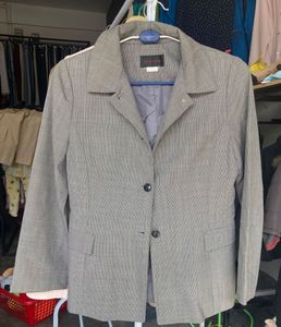 Classic Grey Blazer for Women