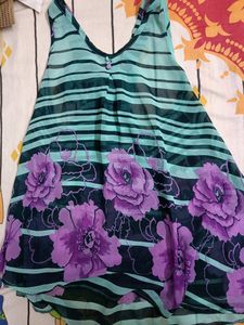 Floral Print Fancy Top