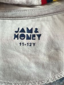 jam n honey Striped Zip-Up Hoodie-11-12 years