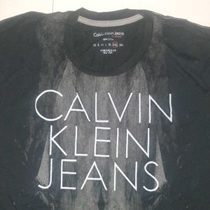 Calvin Klein Jeans Black Graphic XXL T-Shirt