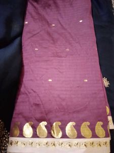 Trending brown silk saree