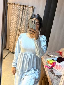 Light Blue Tiered Dress🦋🧚🏻‍♀️