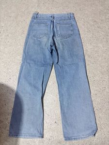 Light Wash Wide Leg Jeans