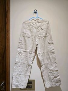 Beige Cargo Pants