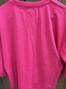 Hot Pink "Bad Hair Day" Peanuts Graphic Tee