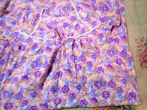 Comfortable Floral Nightgown