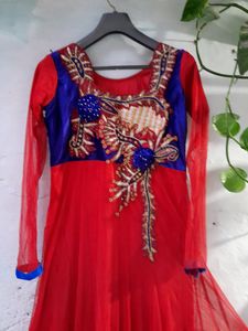 Red Hot  Heavy Gown ❤️