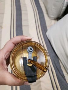 Amber Glass Tumbler with Straw