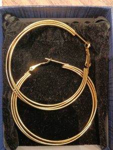 Gold Hoop Earrings