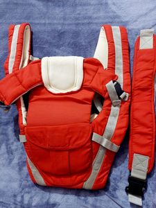 Baby Carry Bag For 0-2 Year ( Red & Cream)