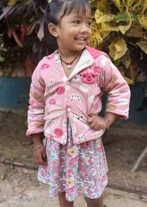 Cute Pink Bunny Print Jacket