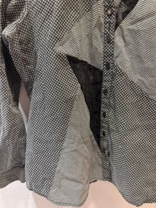 Chic Lace Details Button-Up Shirt
