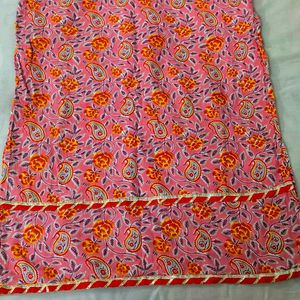 A floral print kurti