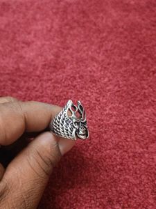 Gothic Skull Wing Ring