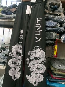 Men's Dragon Print Joggers