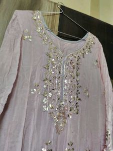 Elegant And Beautiful Lavender Anarkali