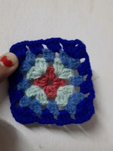 Granny Square Crochet Piece