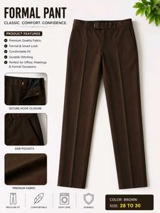 Men's PantStylish Brown Formal