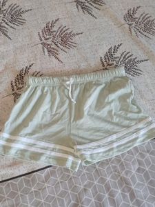 Cute Green Striped Shorts