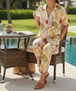 Floral Print Two-Piece Set