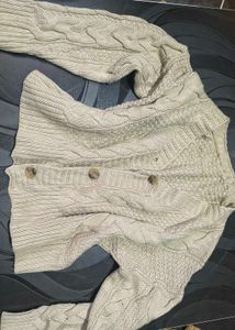 Cozy Cable Knit Button-Up Cardigan