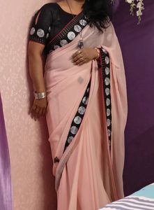 Pretty Pink Saree