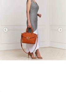Michael Kors Convertible Leather Satchel