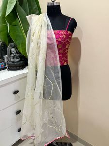 Elegant Dupatta With Blouse