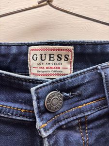Guess Men's Blue Denim Jeans