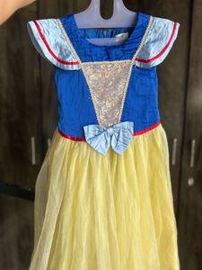 Girls Blue &amp; Yellow Princess Dress