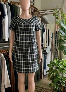 Classic Plaid Mini Dress