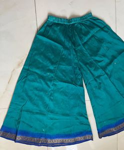 Teal Palazzo Pants with Dupatta