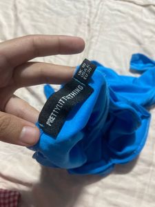 New Blue One Piece Bodysuit