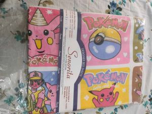 Pokemon Designer Single Bed Sheet Set( Two piece)