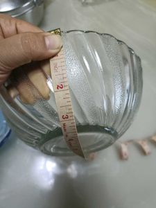 Elegant Glass Serving Bowl