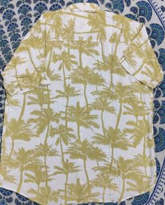 Palm Tree Print Shirt For Men