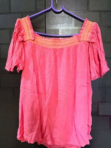 Chic Smocked Square Neck Top
